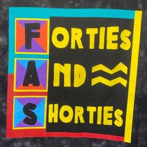 40s & Shorties Flavor Black Tie Dye T-Shirt